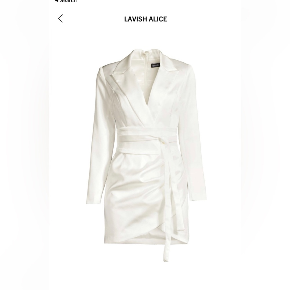 Lavish Alice Belted Blazer Minidress